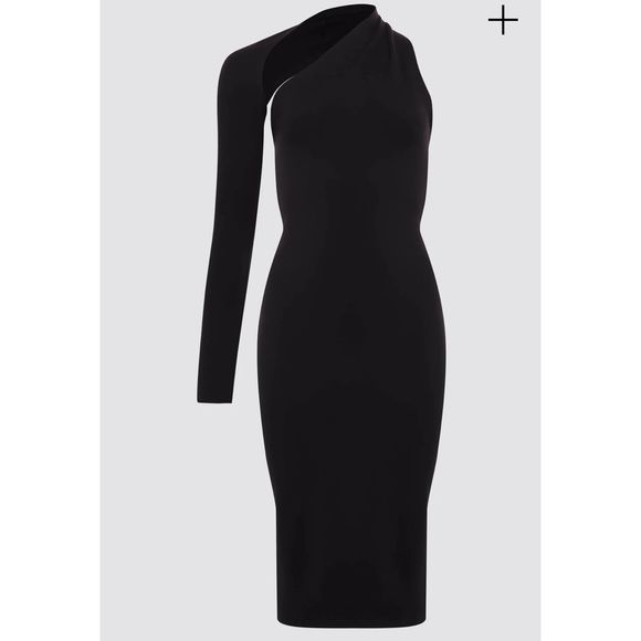 COPY - Marcella Manhattan One Shoulder Midi Dress XS - Picture 2 of 4